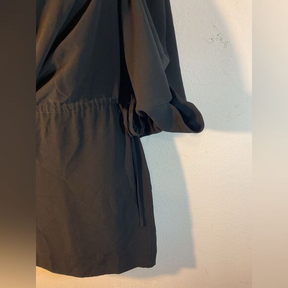 Balenciaga ladies dress black small blouson capsule minimalist couture bergdorf - Picture 7 of 13
